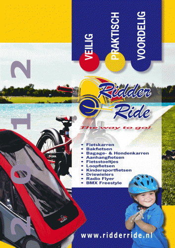 Studio CC Portfolio: Ridder Ride brochure 2012 