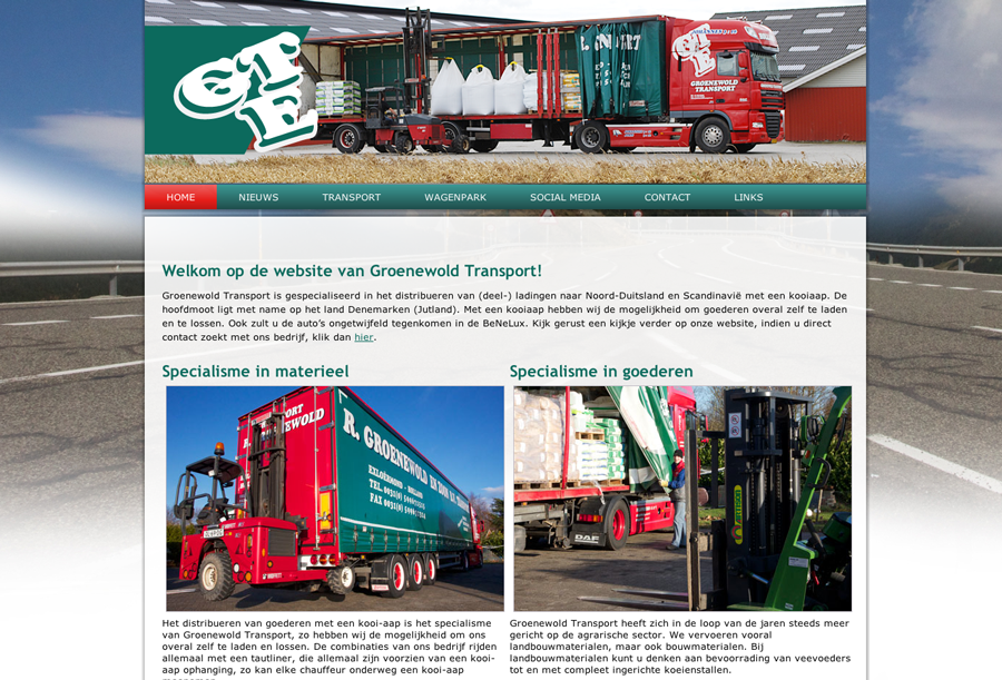 Groenewold Transport Nieuw Website
