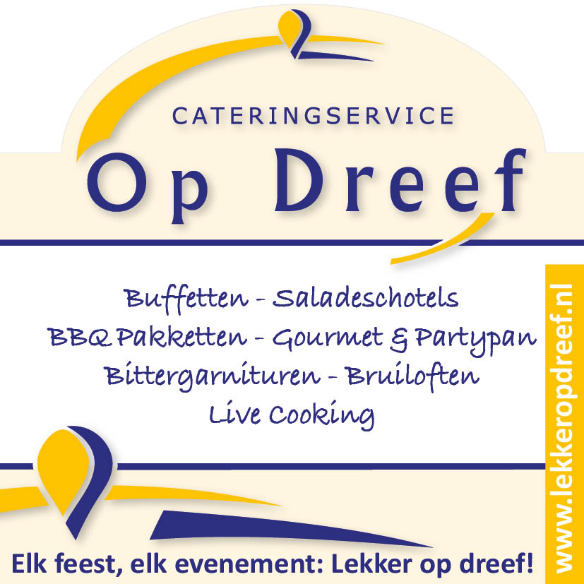 Etiket / Restyle Huisstijl Cateringservice Op Dreef